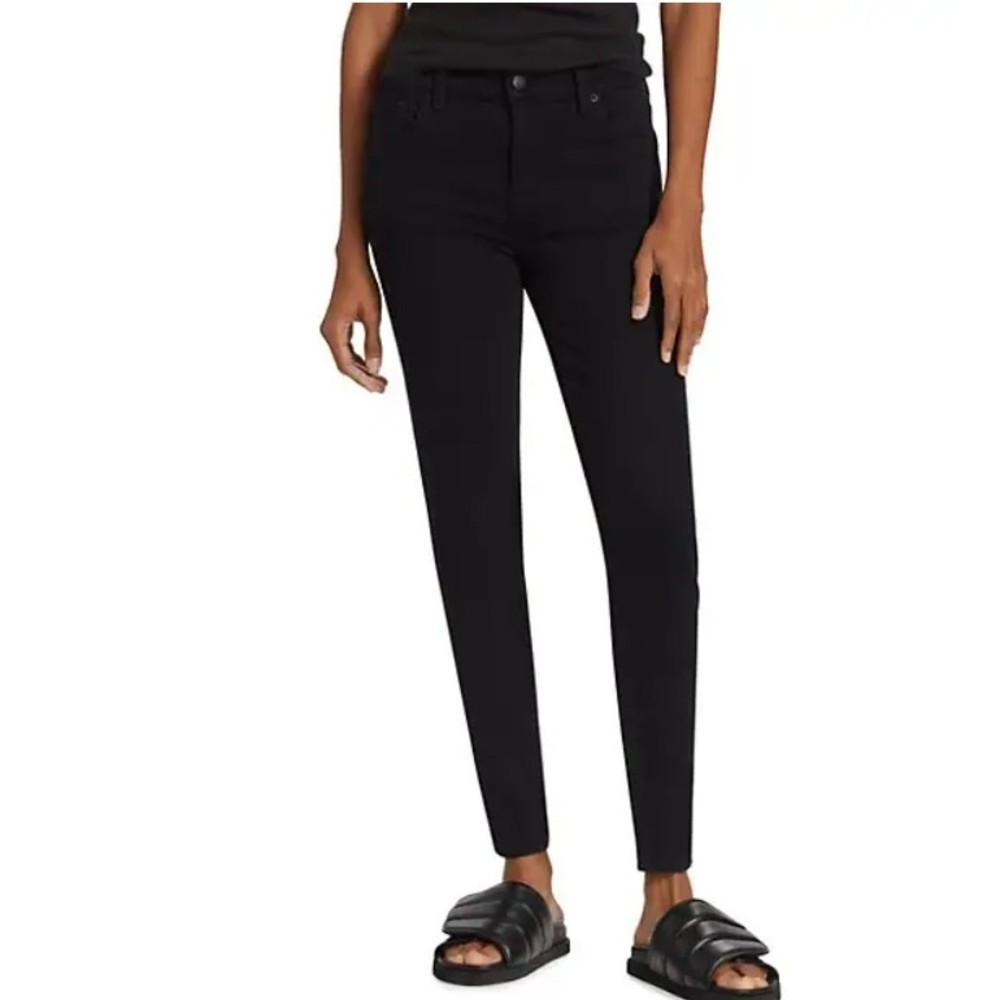 Pistola Black Mid-Rise 10" Skinny Jeans Size 28 Style P6632BEM-MID Revolve - Picture 1 of 5